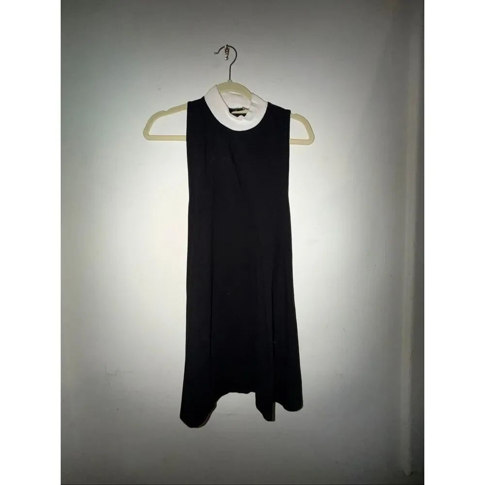 Black womens dress size XS black with white stripes on the sides by Nasty Gal